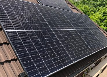 Solar array in Oxford